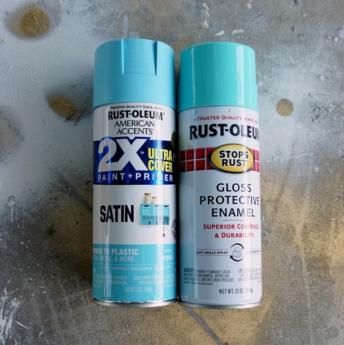 spray paint to paint terracotta clay pots