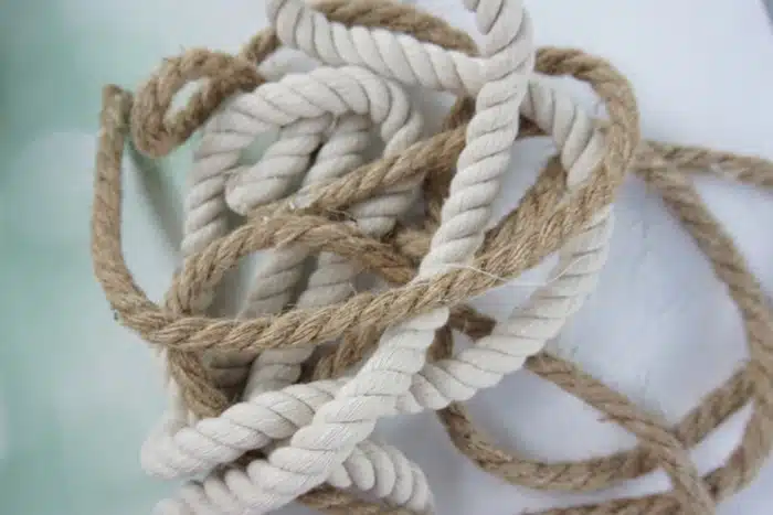 cotton type nautical rope