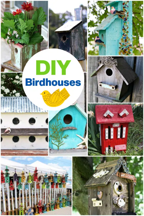 decorative DIY birdhouses