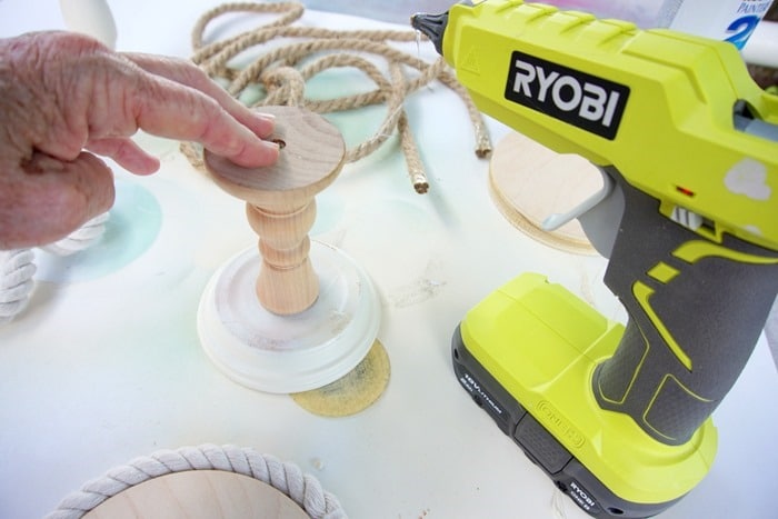 hot glue craft project