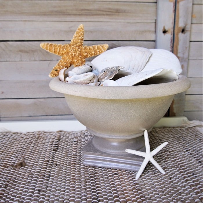 seashell home decor diy project for Summer