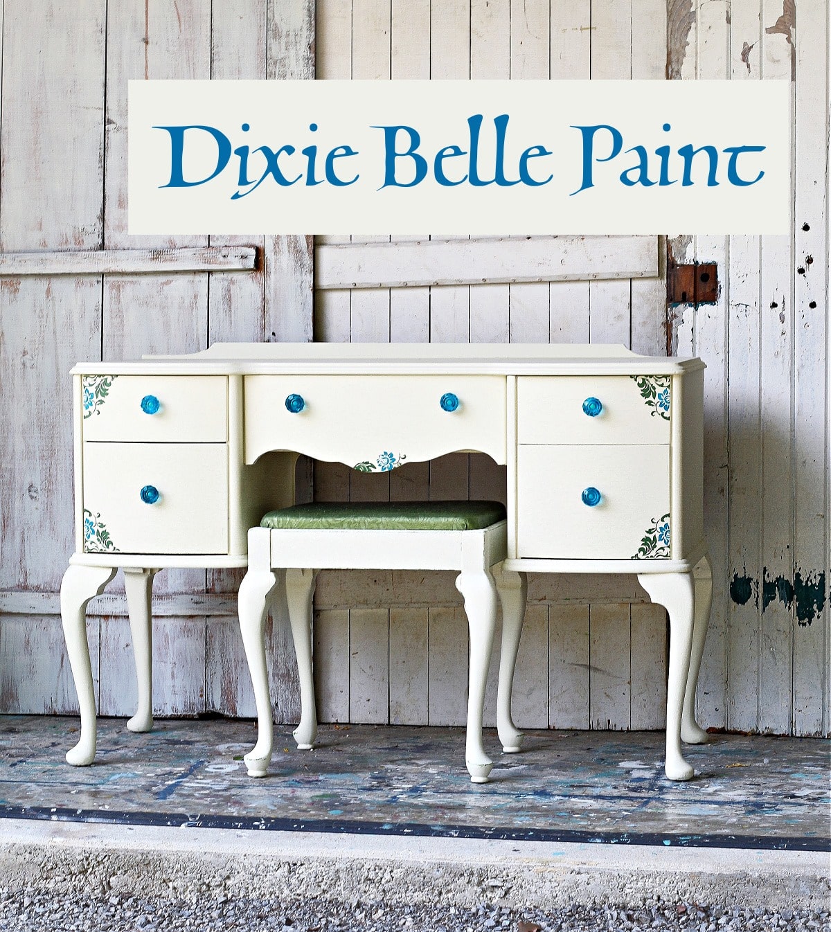 Dixie Belle Paint Desk Project Makeover