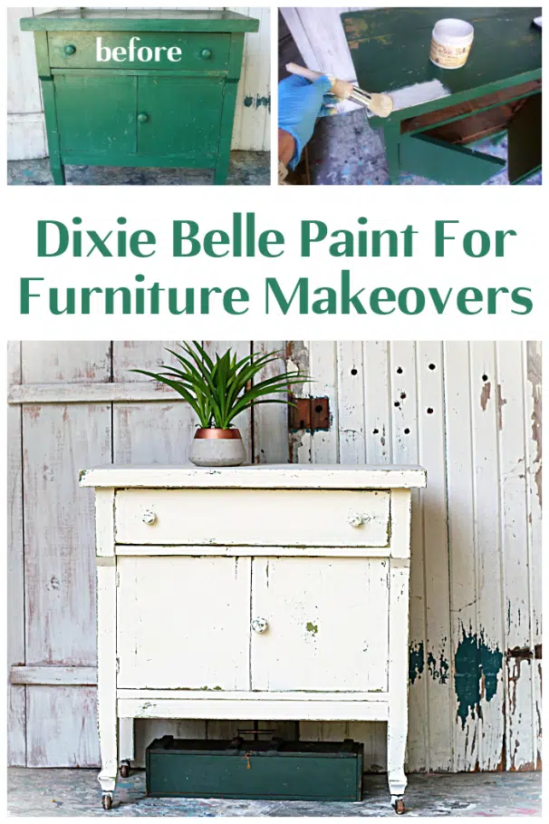 How to achieve a layered Dixie Belle Chalk finish on furniture