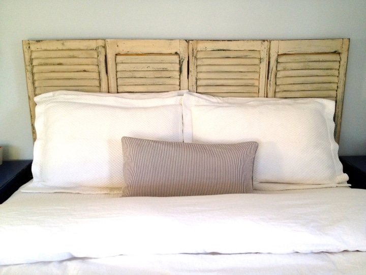 shutter headboard