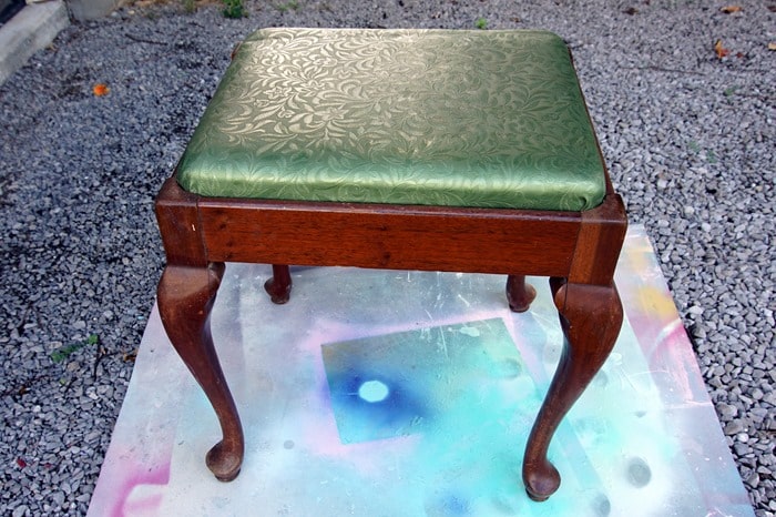 Queen Anne desk stool to paint