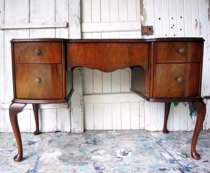 Vintage Queen Anne style desk