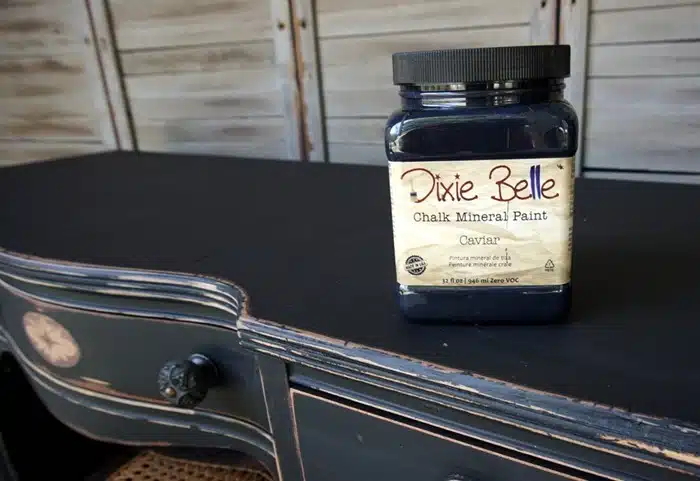 Dixie Belle Chalk Mineral Paint color Caviar 1