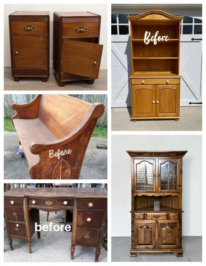 furniture before makeovers