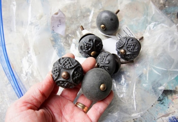 new furniture knobs from Hobby Lobby