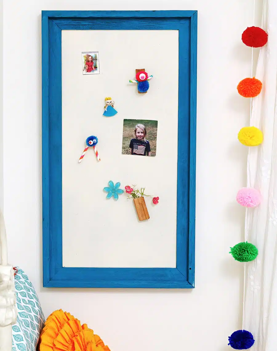 how to create a magnetic board and DIY magnets