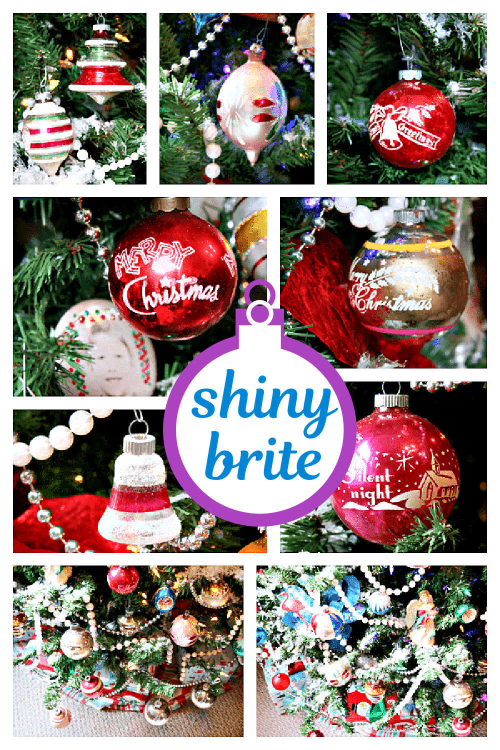 shiny brite ornaments