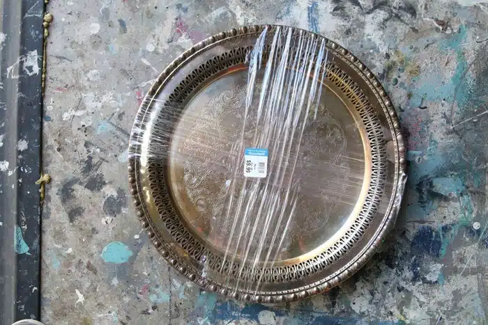 silver plate dishes from Goodwill (3)