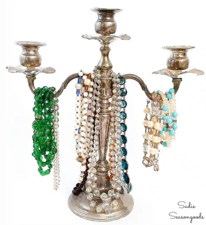 Silver Plate Jewelry Stand