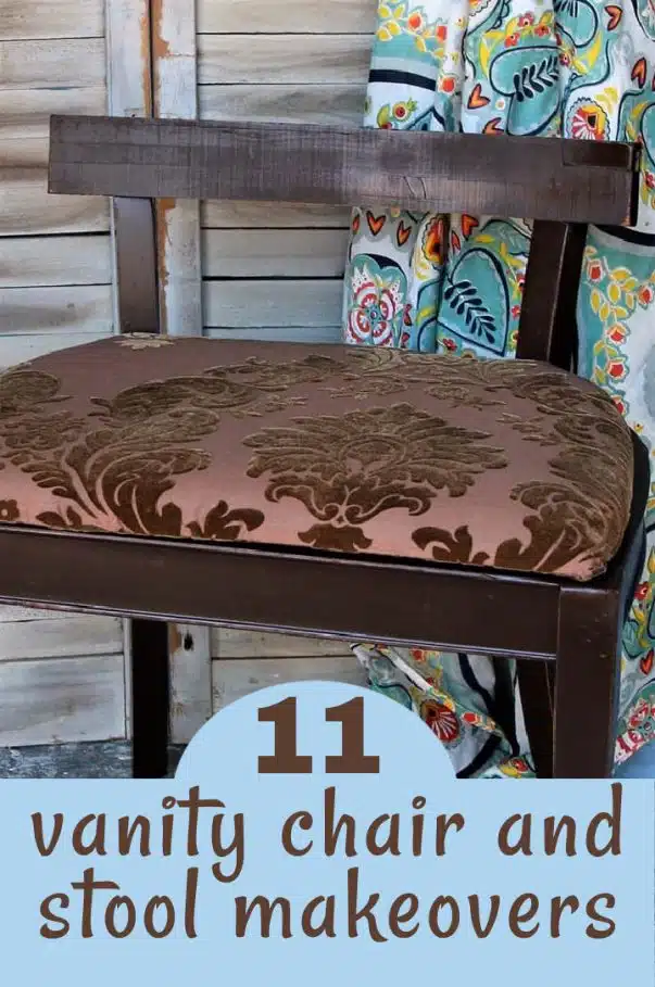 11 vanity chair and stool makeover ideas