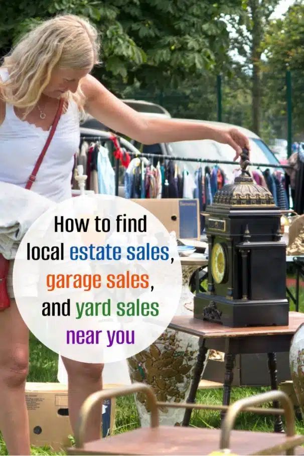 How to find estate sales