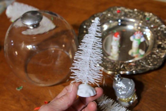 how to make a diy snow globe snow scene