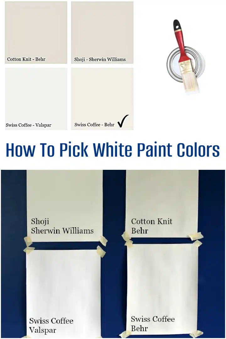 how to select the best white paint color for walls in your home
