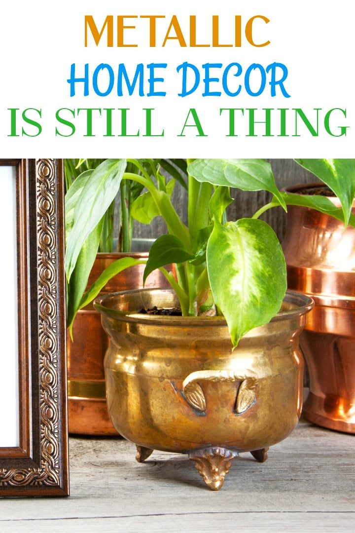 metallic home decor