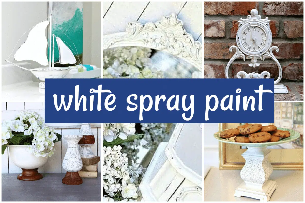 16 White Spray Paint Makeovers