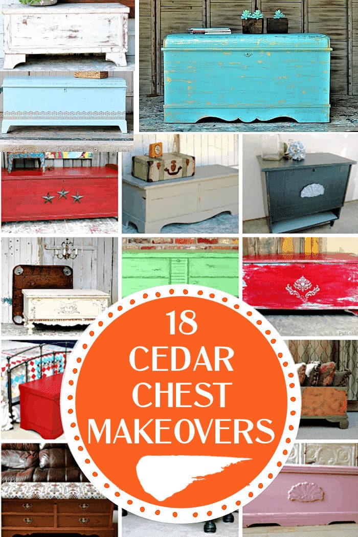 18 Cedar Chest Makeovers: Paint Vintage Cedar Chests