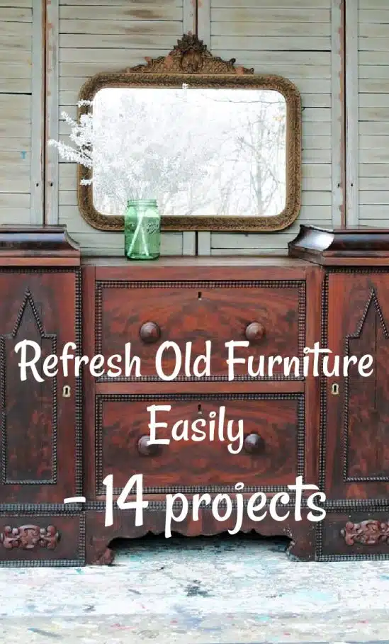 How to refresh and restore old furniture