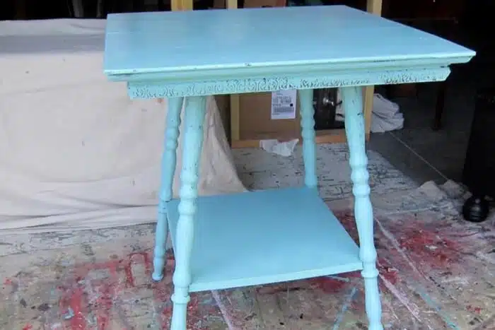 how to distress furniture using baby wipes