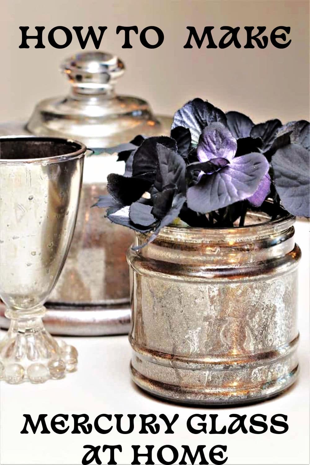 Create stunning DIY mercury glass at home with just a few metallic spray paint colors! This easy tutorial shows you how to layer paints for a vintage, mirror-like finish that adds instant charm to vases, candle holders, and more. Perfect for budget-friendly home décor or gift ideas.