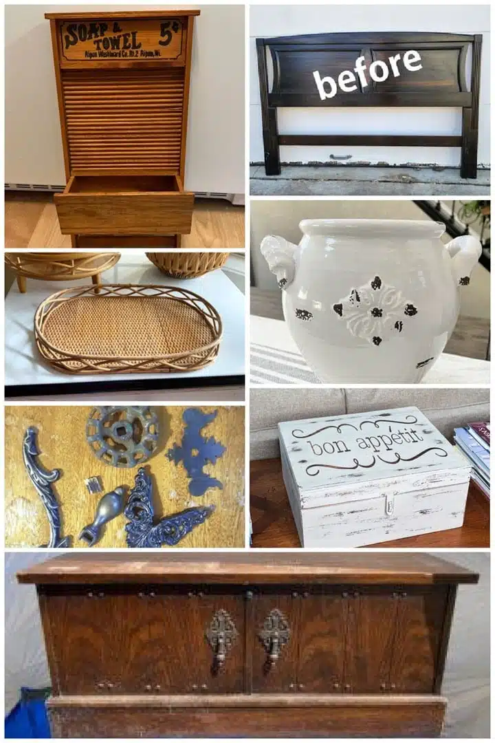 Thrift Store Decor Projects Before Makeovers