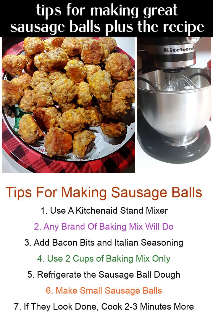 tips for making great sausage balls