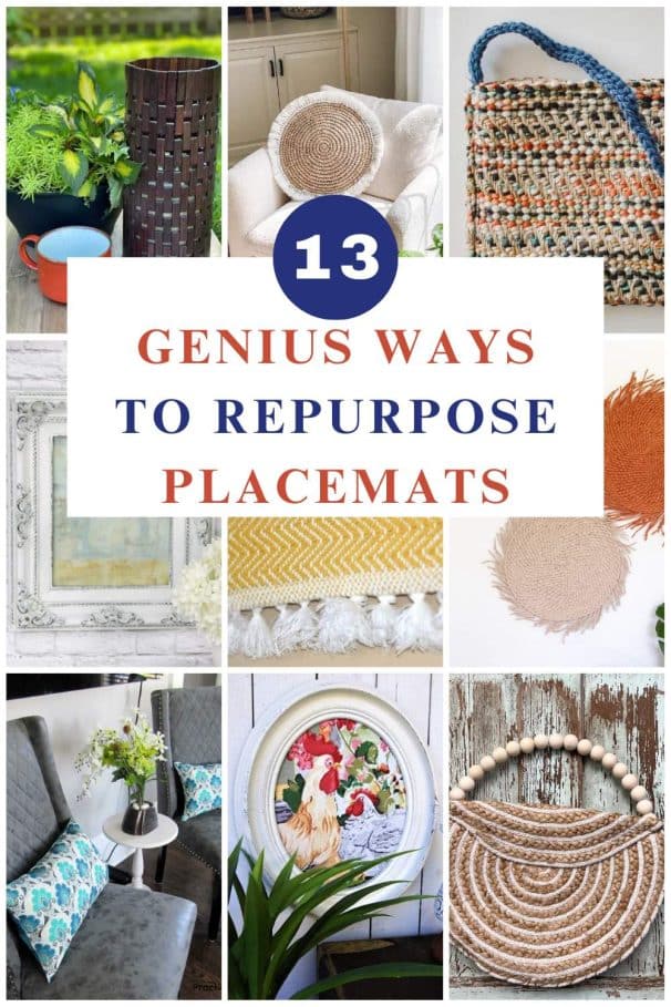 feature collage with diy repurposed placemats