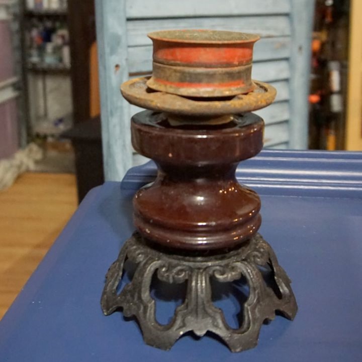 how to make a repurposed candleholder