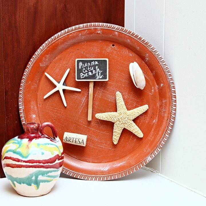 how to make magnets using wine corks and beach themed items