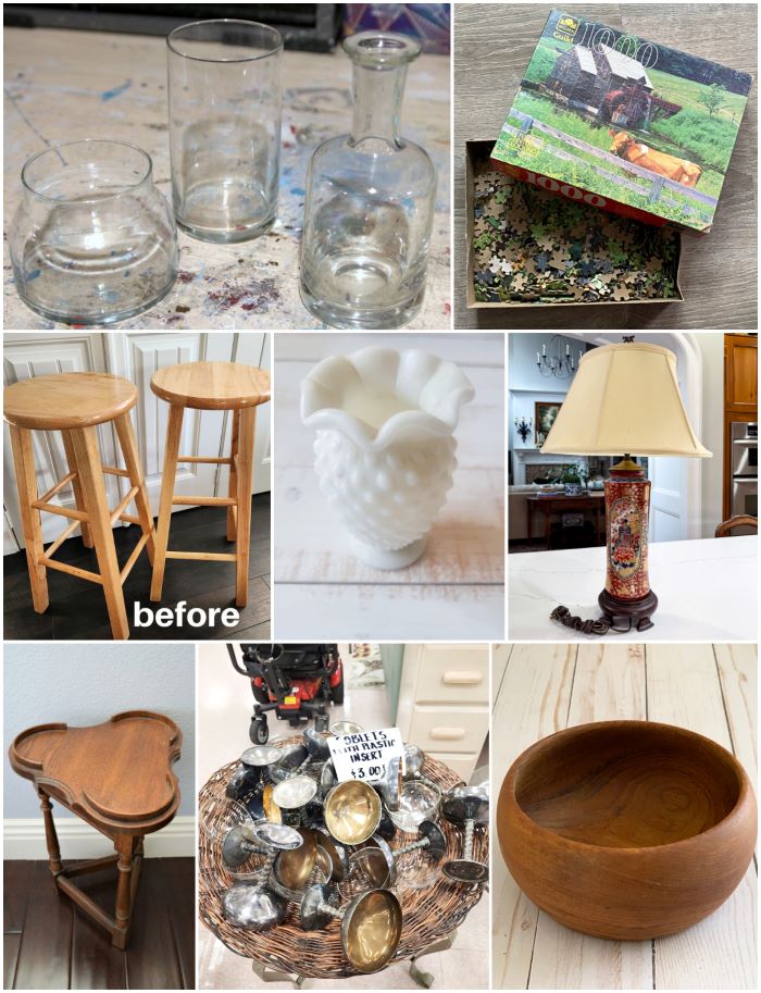 thrift store decor makeovers February 2024