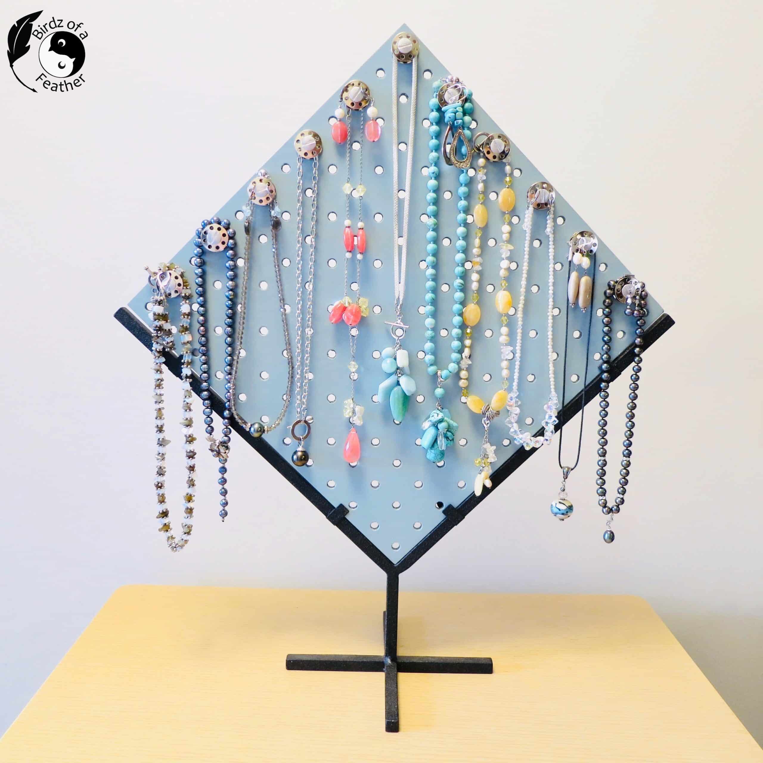 tutorial for necklace organizer stand