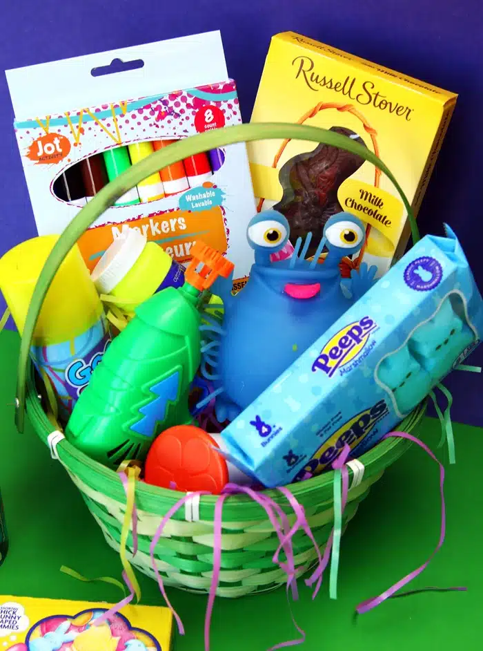 Make a Dollar Tree Easter basket 