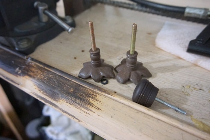 furniture knobs from Hobby Lobby for craft projects