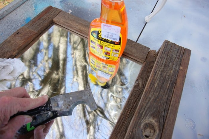 how to use Goo Gone to remove tape residue.