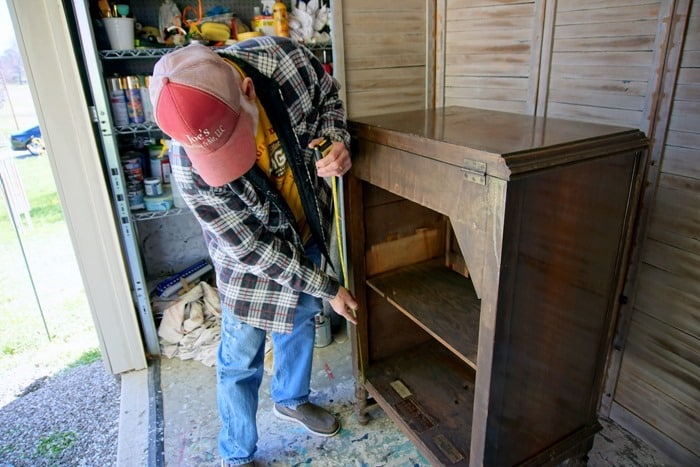 replacing the back on furniture