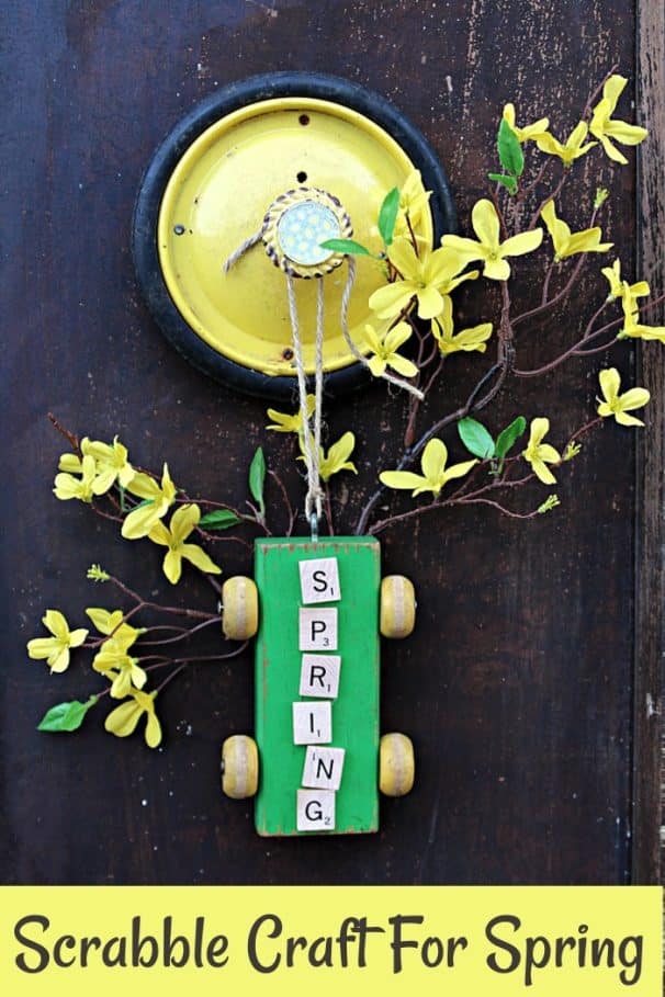 Scrabble tile craft diy