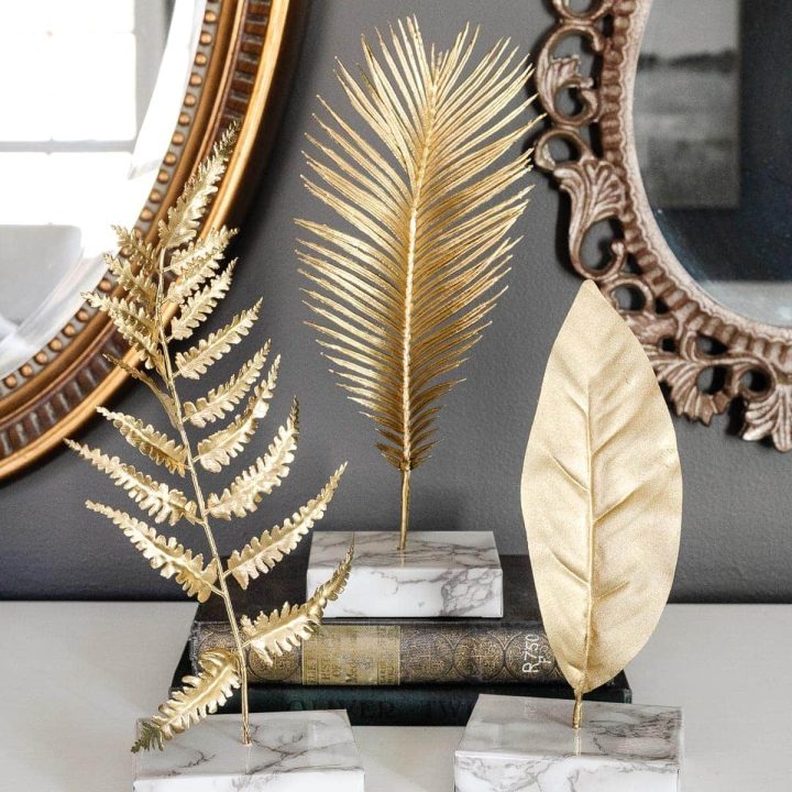 gold leaf sculptures