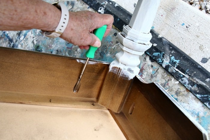 prepping furniture for paint