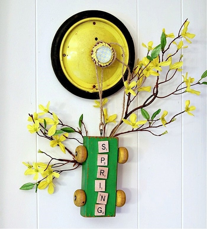 repurpose and upcycle childrens toys into home decor