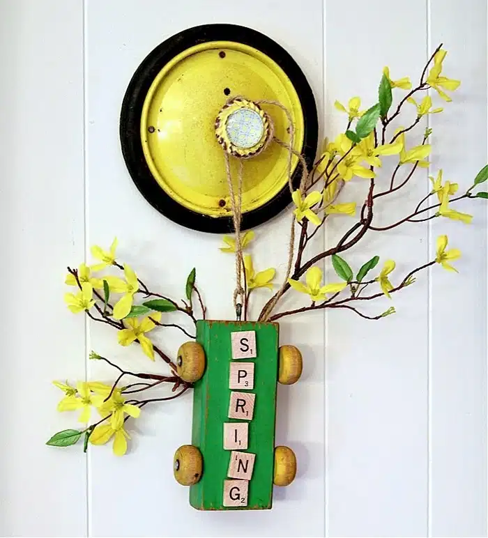 repurpose and upcycle childrens toys into home decor