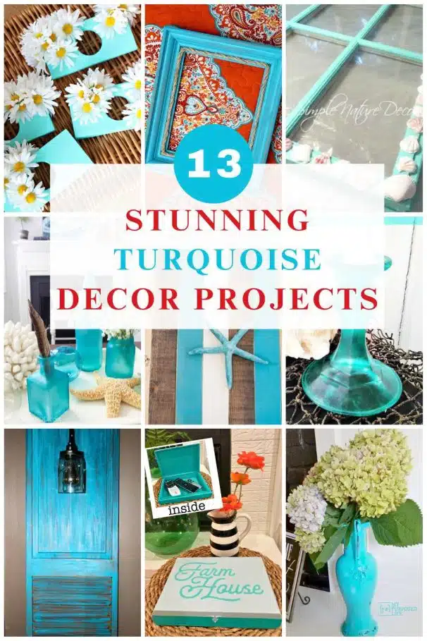 Turquoise decor projects