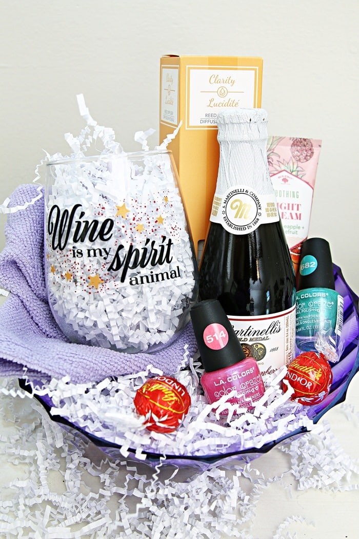 Dollar Tree Gift Basket For Mom