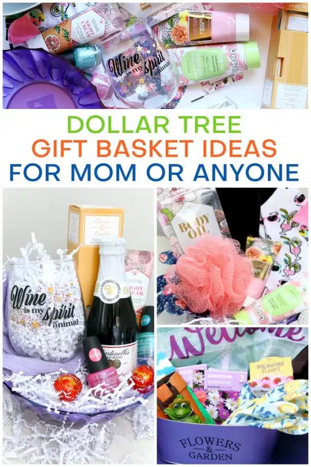 Dollar Tree gift basket ideas for women