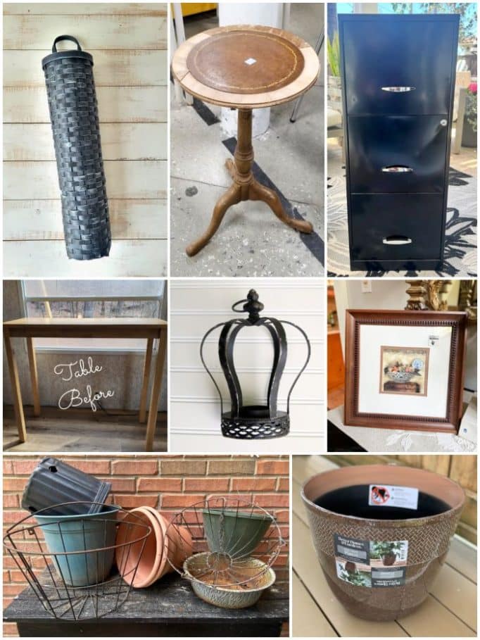 Thrift store decor tour