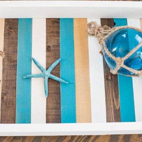 coastal diy tray