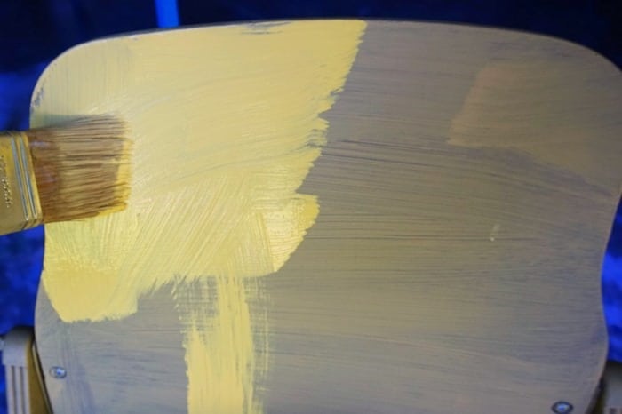 bold yellow paint