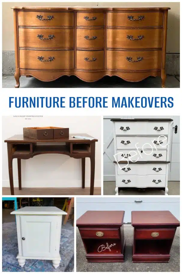 furniture projects before paint makeovers